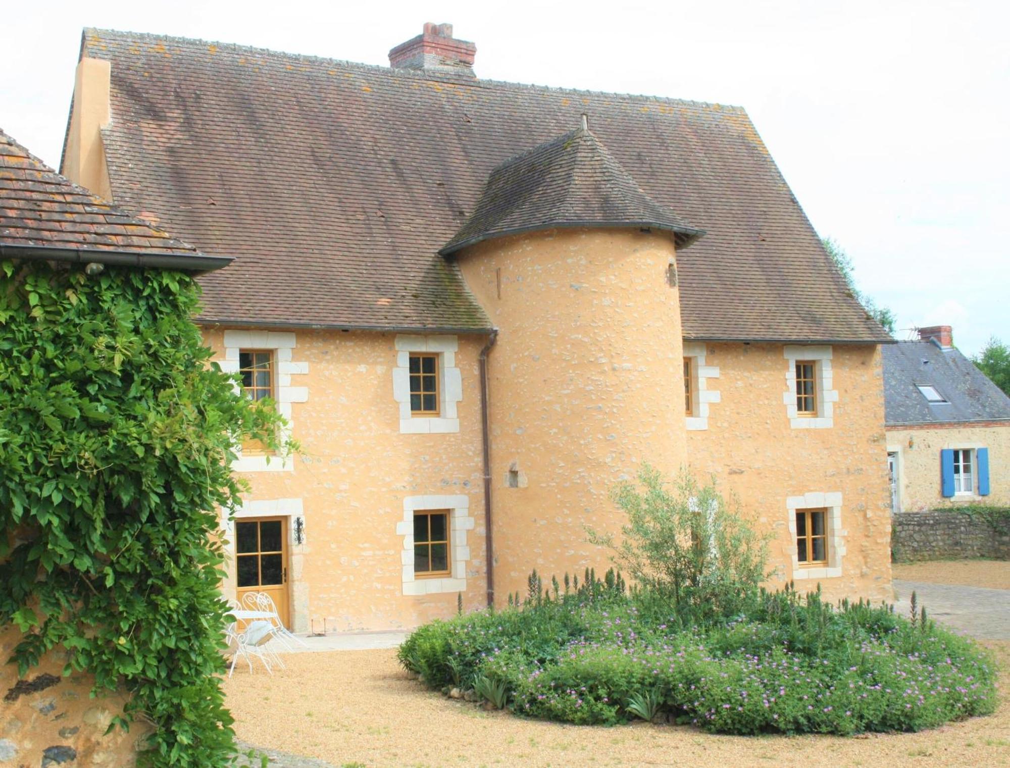 Bed and Breakfast Manoir De La Basse-Cour Asnieres-sur-Vegre Zewnętrze zdjęcie